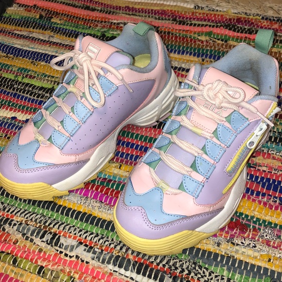 fila disruptor 3 colorblock zip sneaker